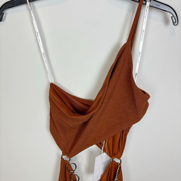 Lovers and Friends Kiana Mini Dress in Copper Size M - Picture 3 of 11